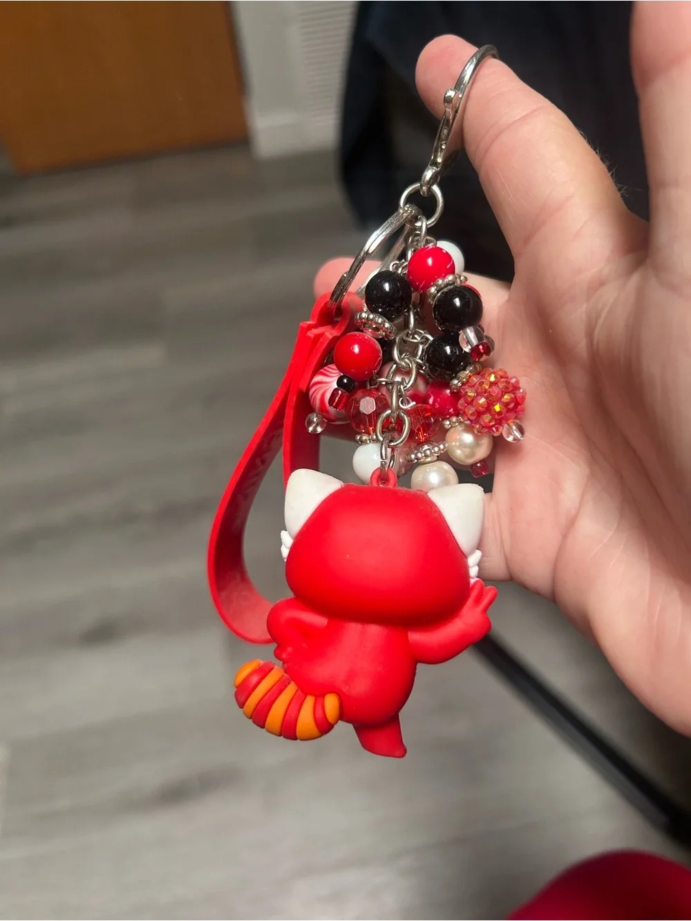 Disney turning red keychain